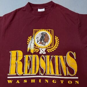 VTG  Washington Redskins‎ T Shirt Mens Large NFL Football Gameday Maroon Cotton